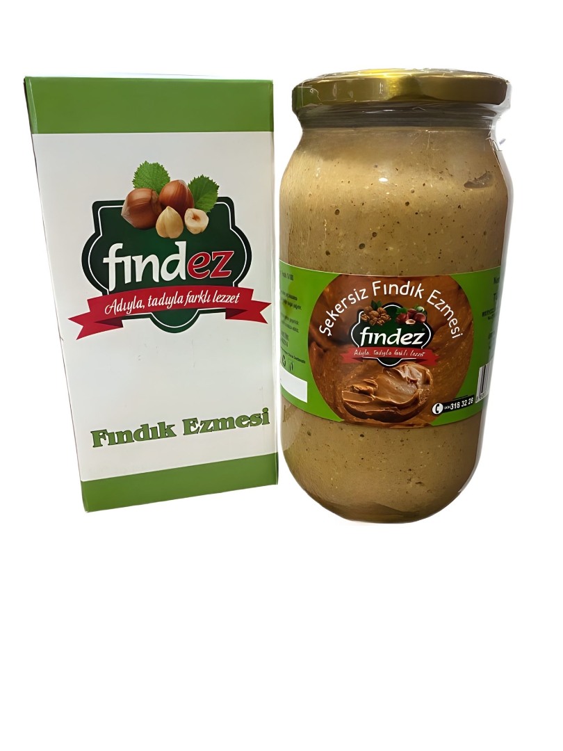1 KG ŞEKERSİZ FINDIK EZMESİ