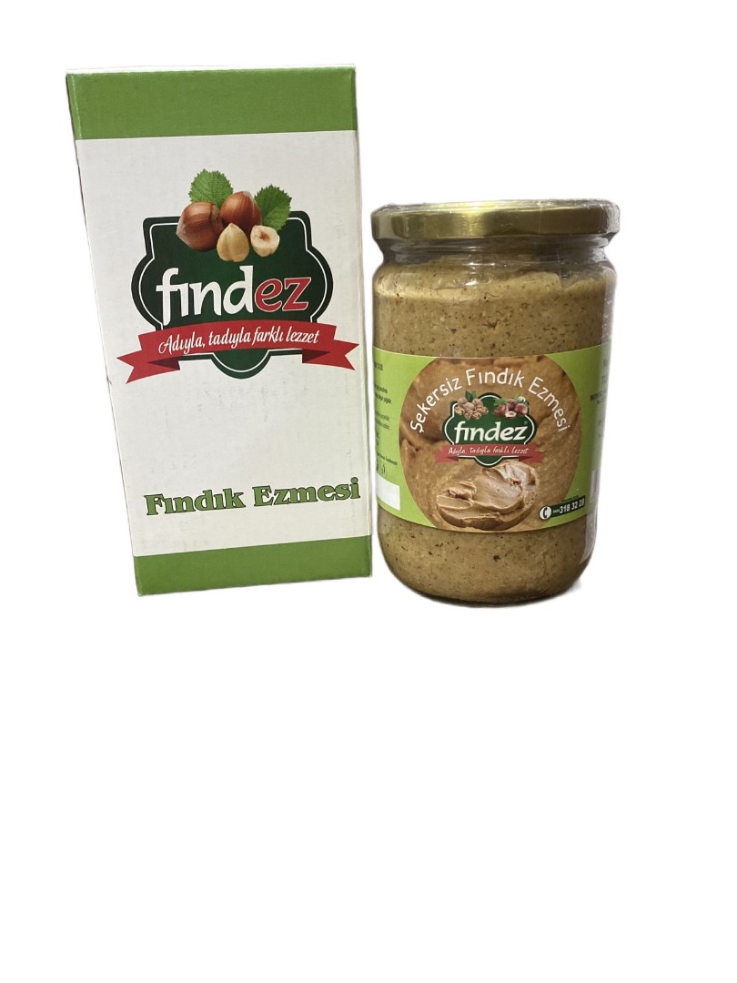 600 GR ŞEKERSİZ FINDIK EZMESİ