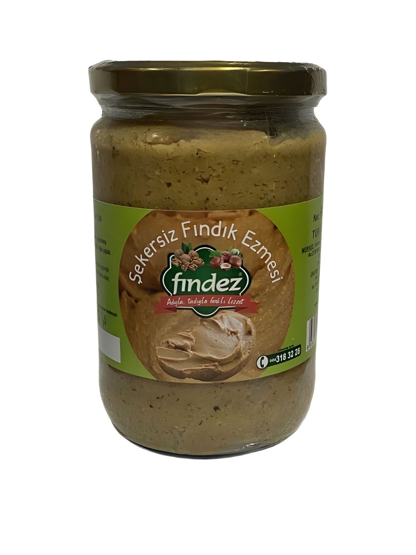 600 GR ŞEKERSİZ FINDIK EZMESİ