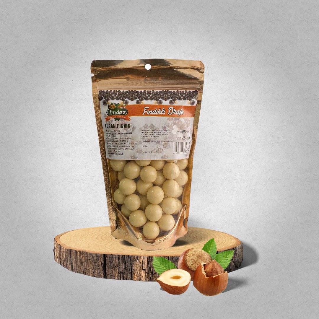200 GR  BEYAZ ÇİKOLATALI FINDIK DRAJE