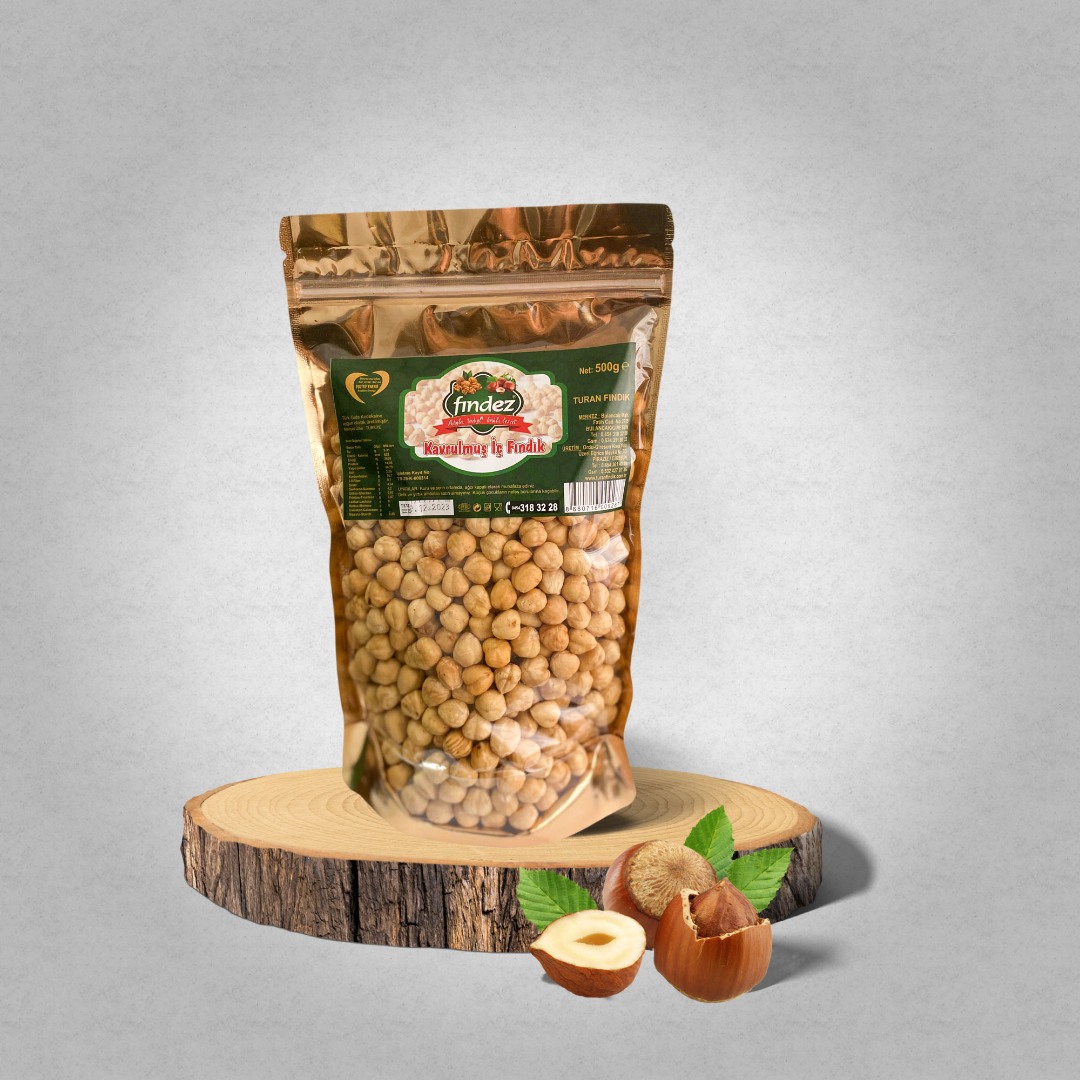500 GR KAVRULMUŞ FINDIK