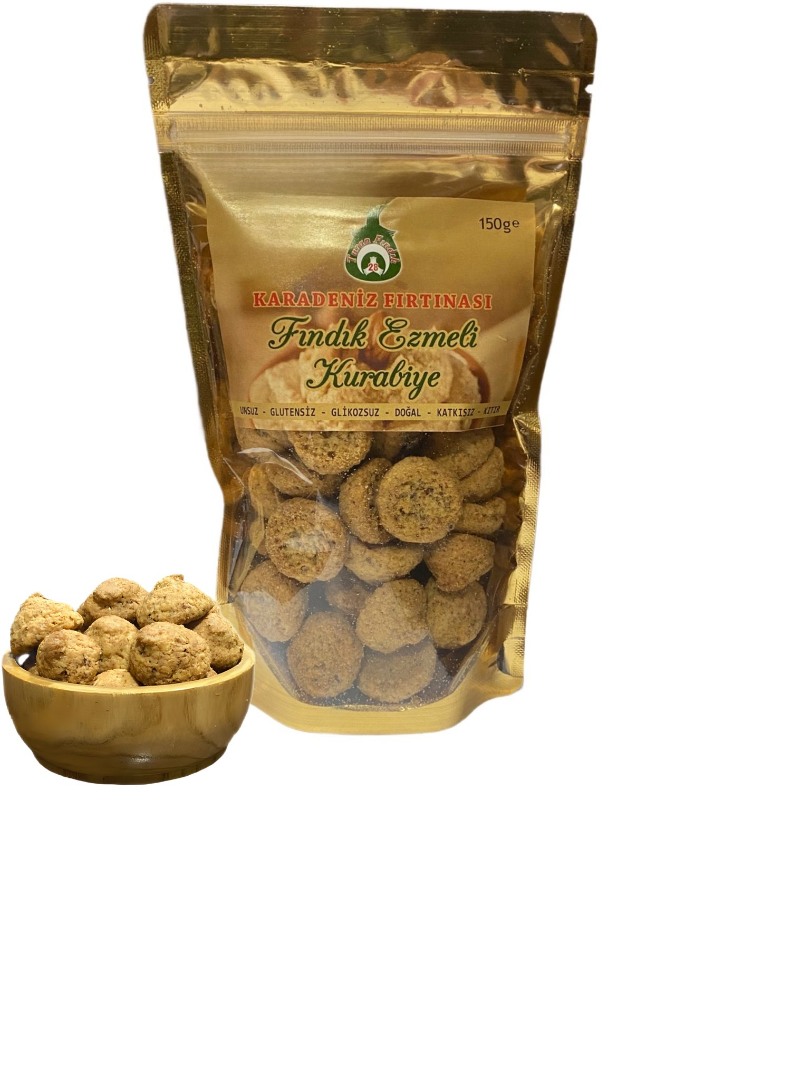 150 GR FINDIK EZMELİ GLUTENSİZ KURABİYE