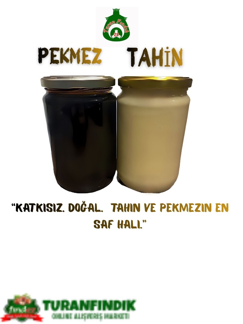 TAHİN (600 GR)&KARADUT PEKMEZİ(500 GR)